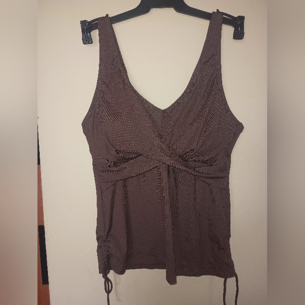 Brown two piece bathing suit - Picture 2 of 9